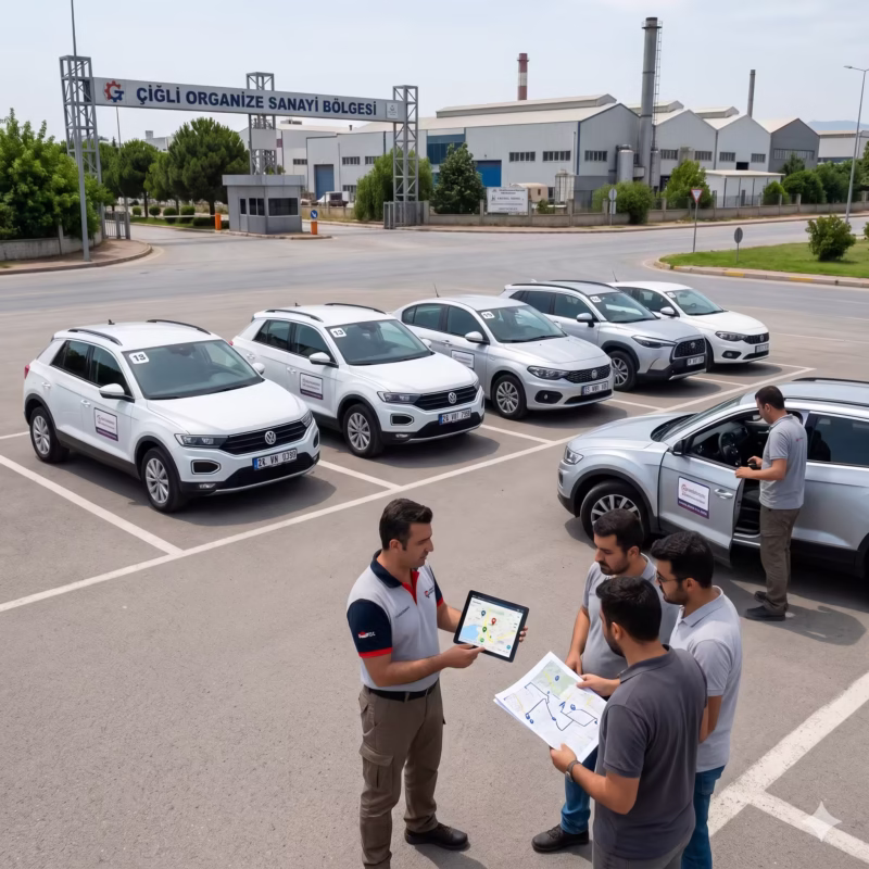 Çiğli OSB ve Kuzey Aksında Saha Ziyareti Yapan Firmalar İçin Araç Planı Nasıl Kurulur?