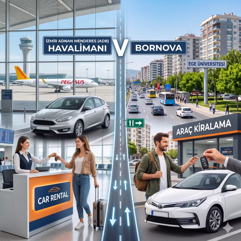 İzmir’de Araç Teslim Noktası Seçerken Havalimanı mı, Bornova mı Daha Mantıklı?